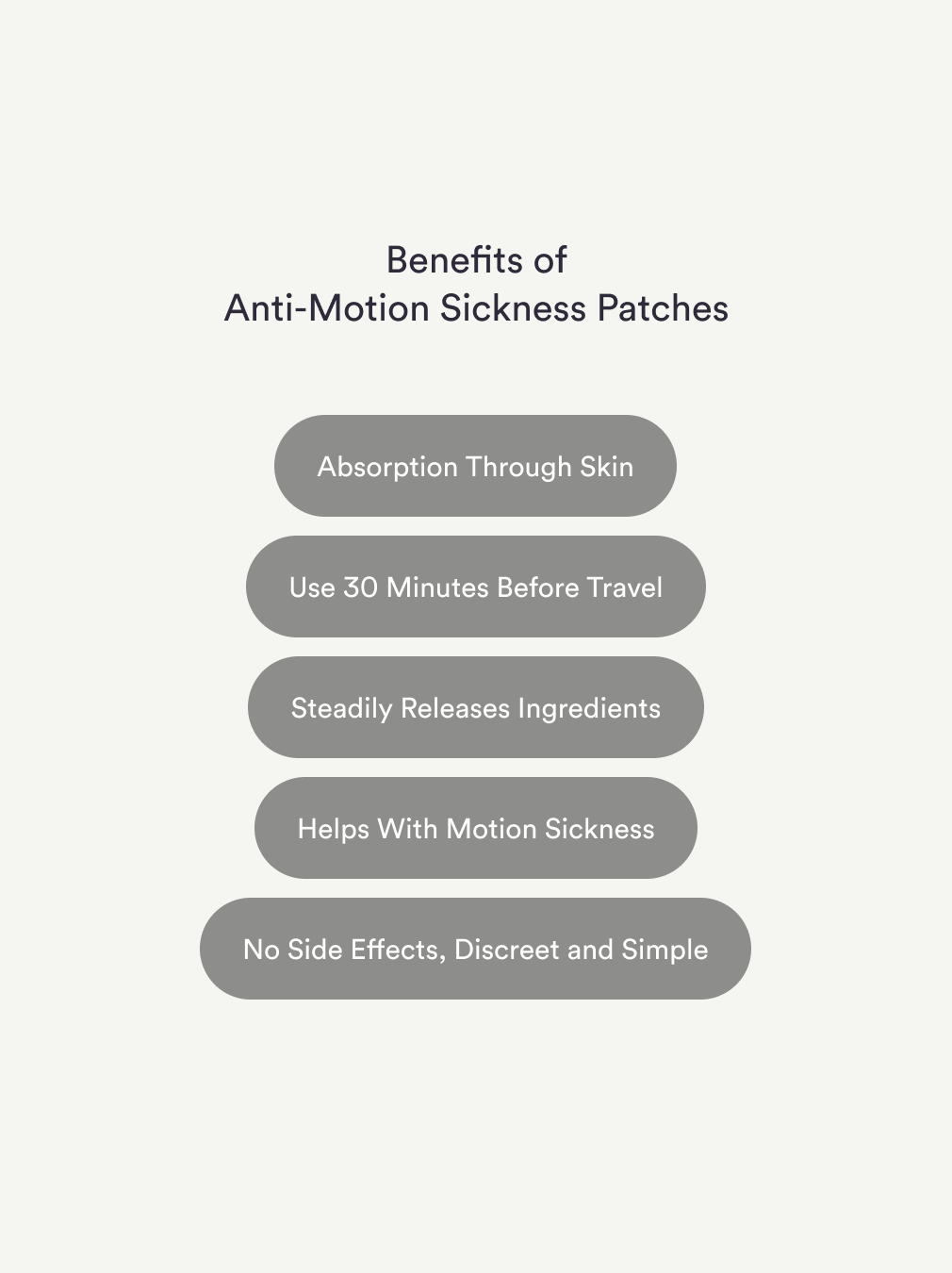 Anti-Motion Sickness Patches